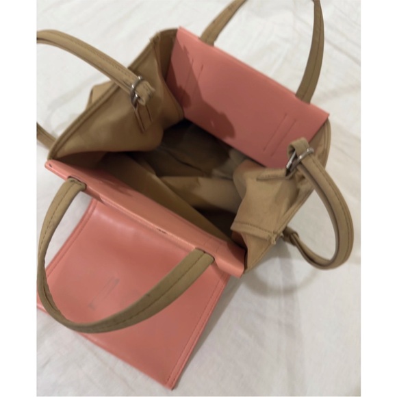 Acne Studios Tan and Pink Tote Bag - Picture 8 of 10